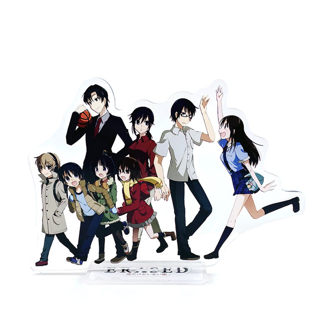 Erased Anime Action Figures, Stand Figure Model, Kayo Erased Anime